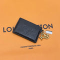 Louis Vuitton Black 10.2 x 7.3 x 0.3