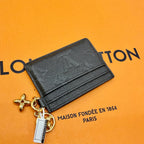 Louis Vuitton Black 10.2 x 7.3 x 0.3