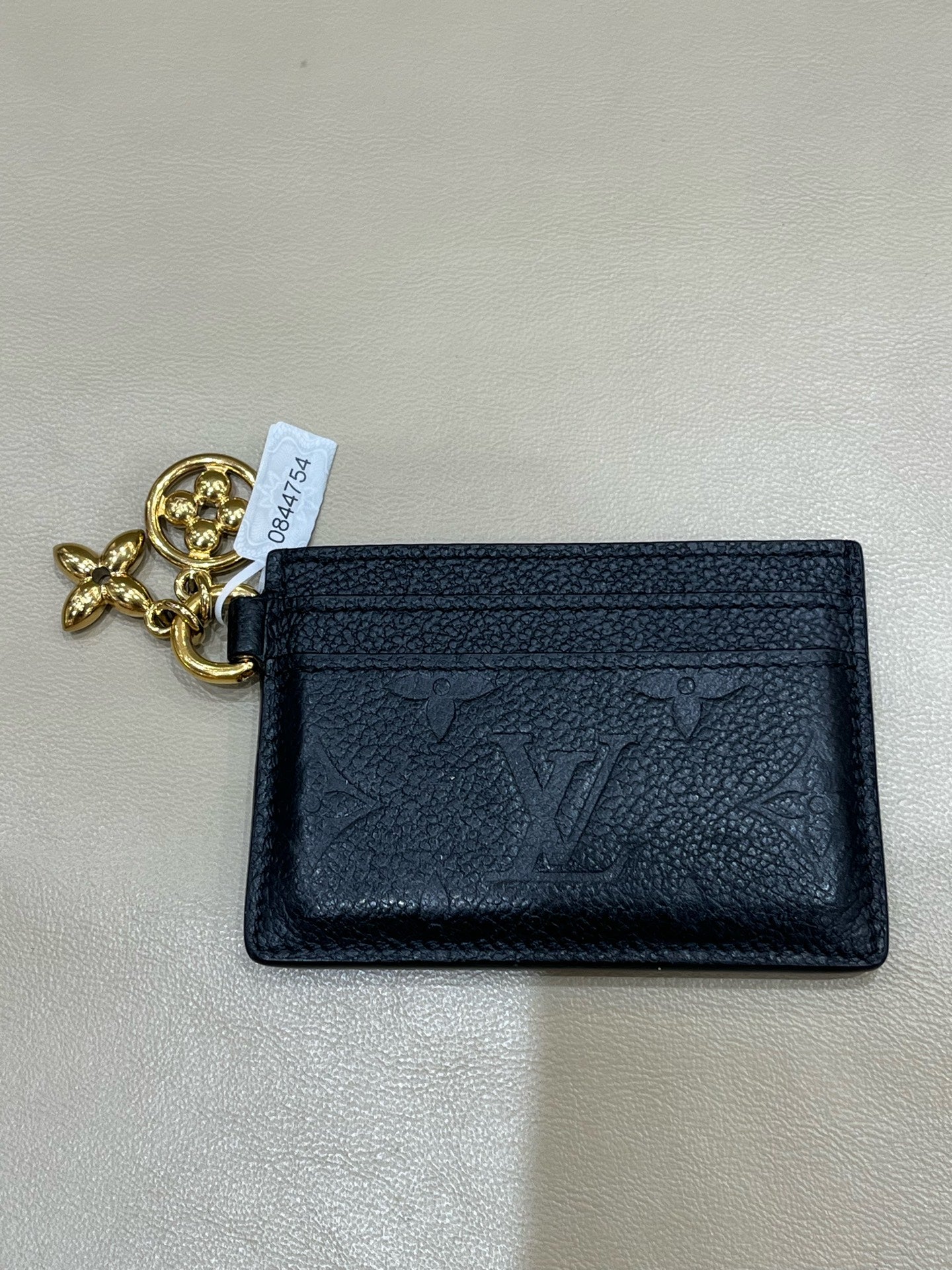 Louis Vuitton Black 10.2 x 7.3 x 0.3