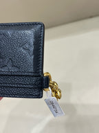 Louis Vuitton Black 10.2 x 7.3 x 0.3