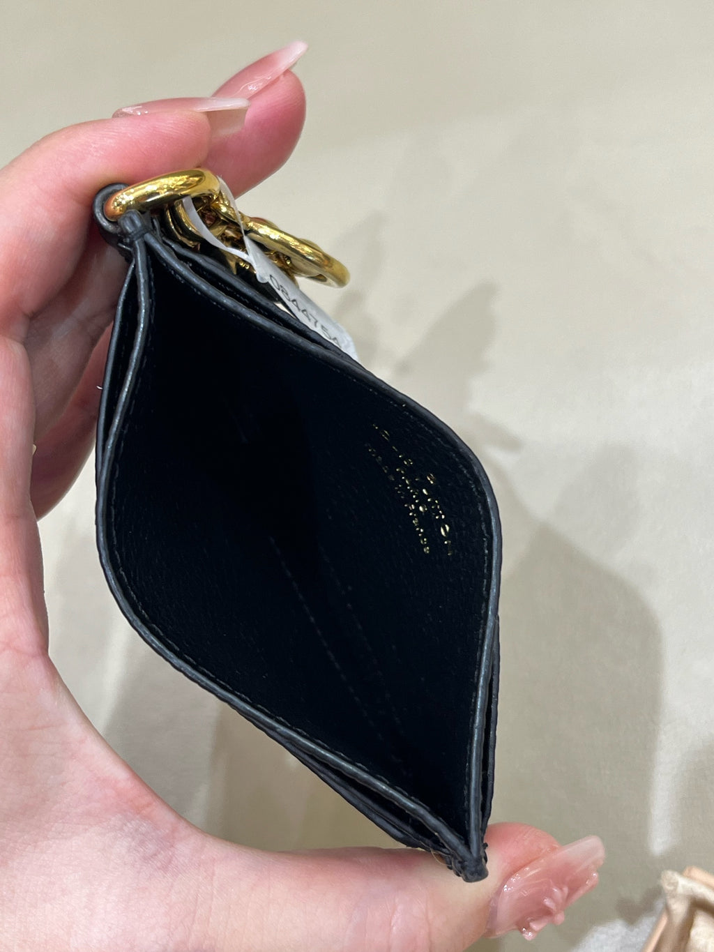 Louis Vuitton Black 10.2 x 7.3 x 0.3