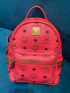 MCM Red Backpack