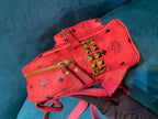 MCM Red Backpack