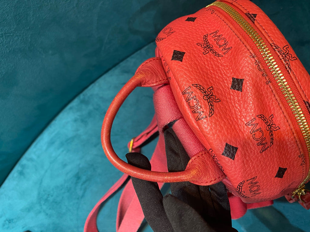 MCM Red Backpack