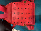 MCM Red Backpack
