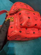 MCM Red Backpack