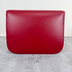 Celine Classic Medium-Size Polished Calfskin Handbag Leather Red 189173DLS.27ED