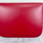 Celine Classic Medium-Size Polished Calfskin Handbag Leather Red 189173DLS.27ED