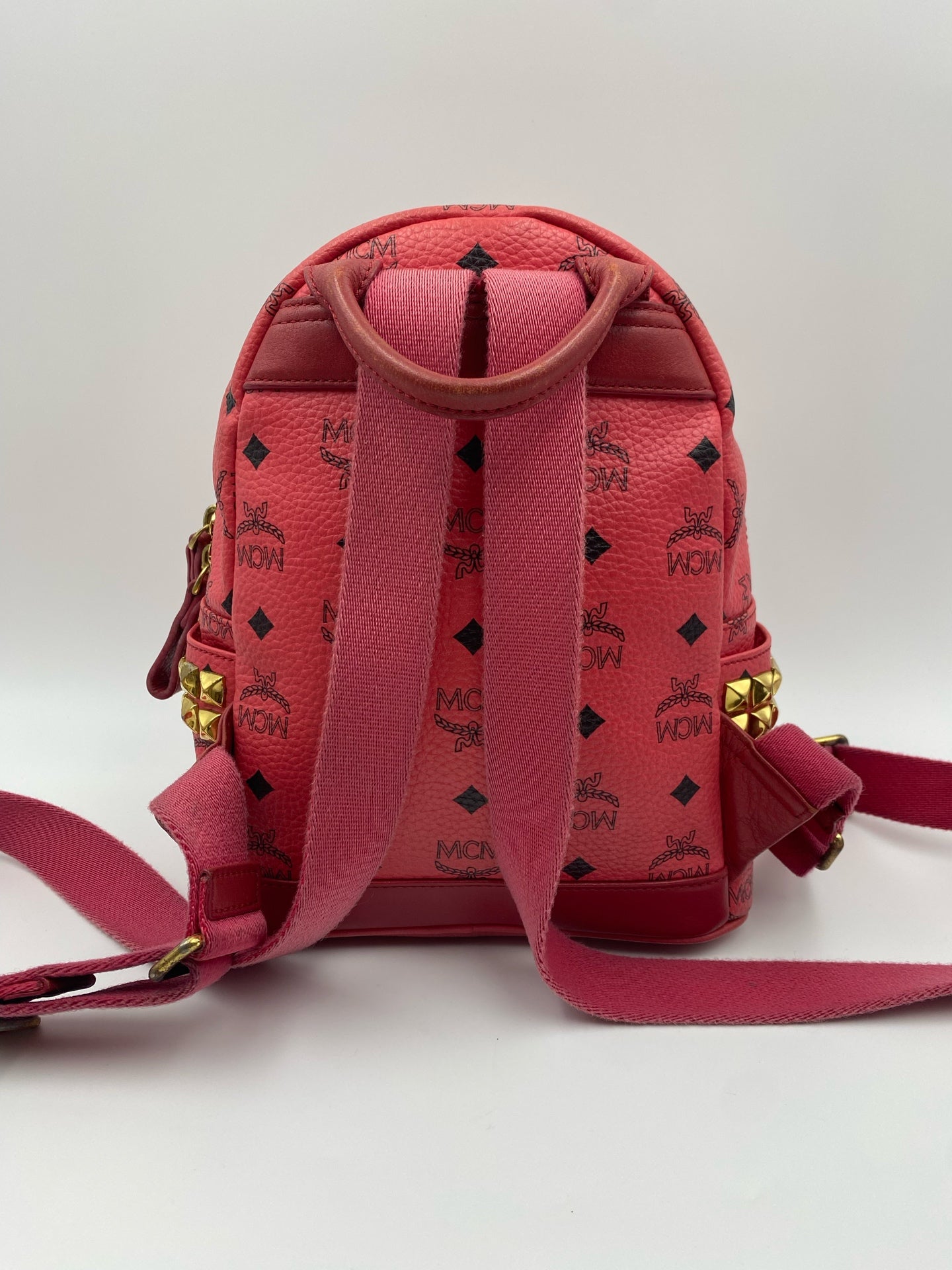 MCM Red Backpack