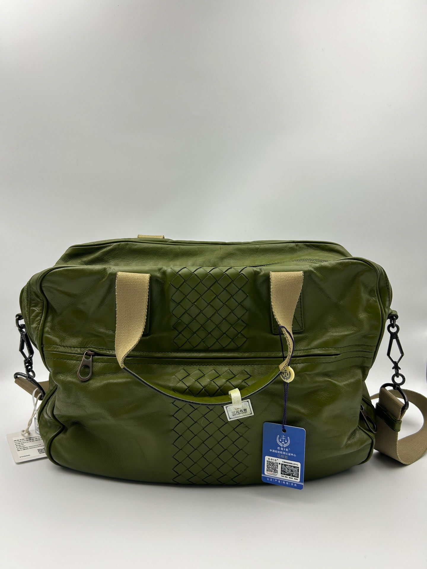 Bottega Veneta Green Crossbody