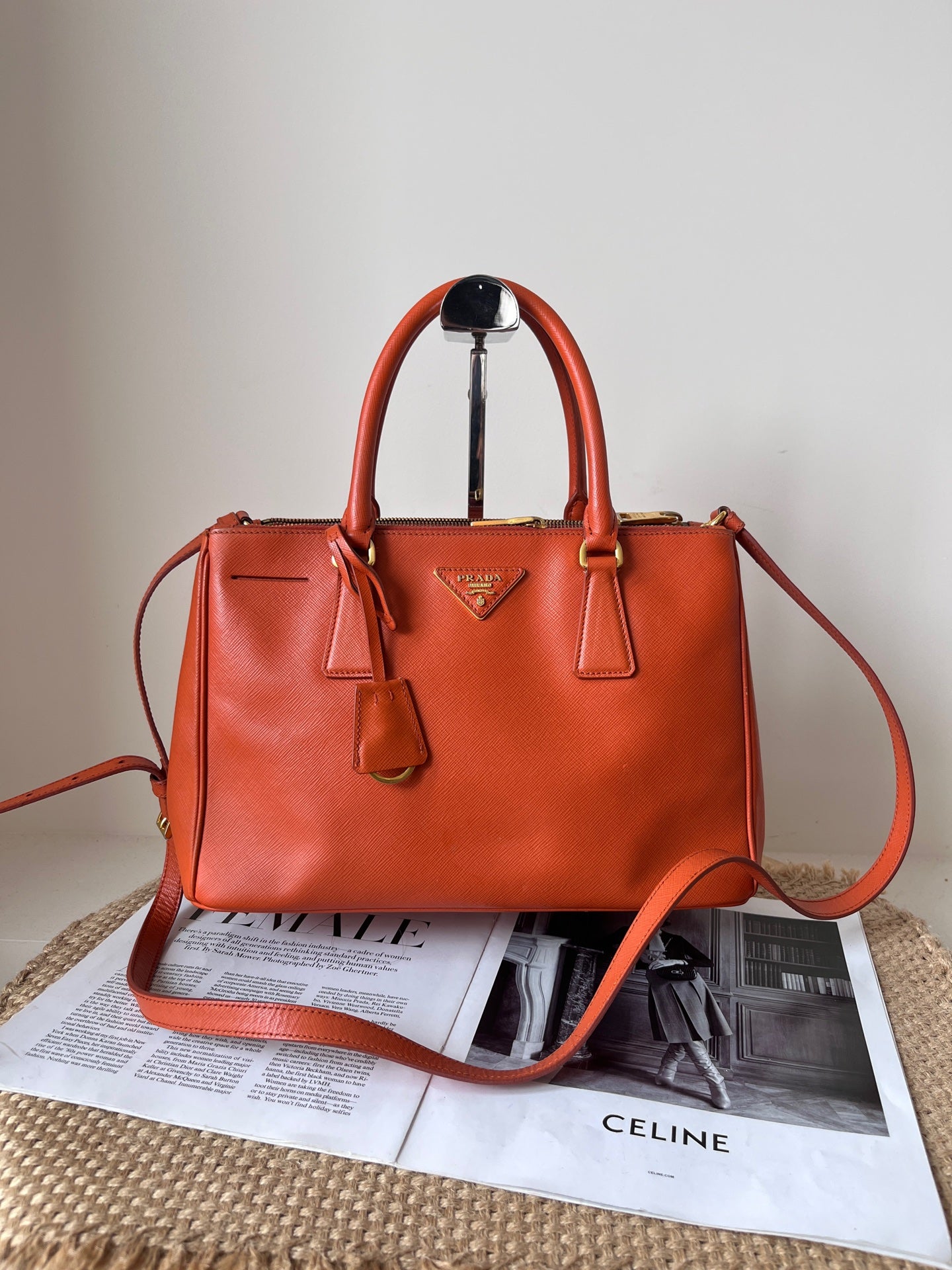 Prada Leather Orange