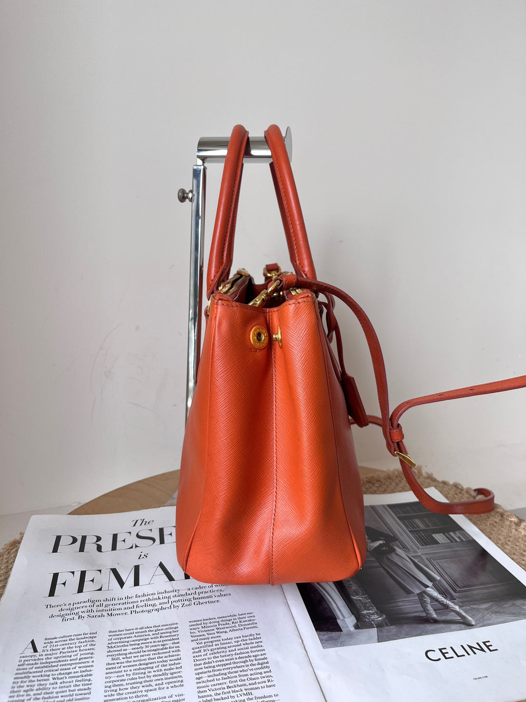 Prada Leather Orange