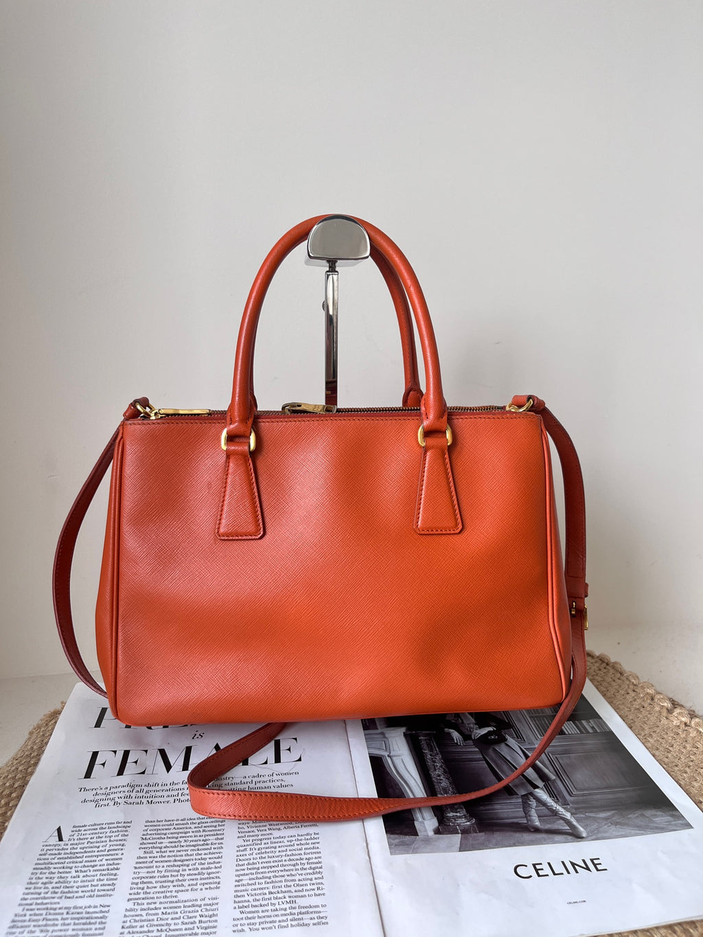 Prada Leather Orange