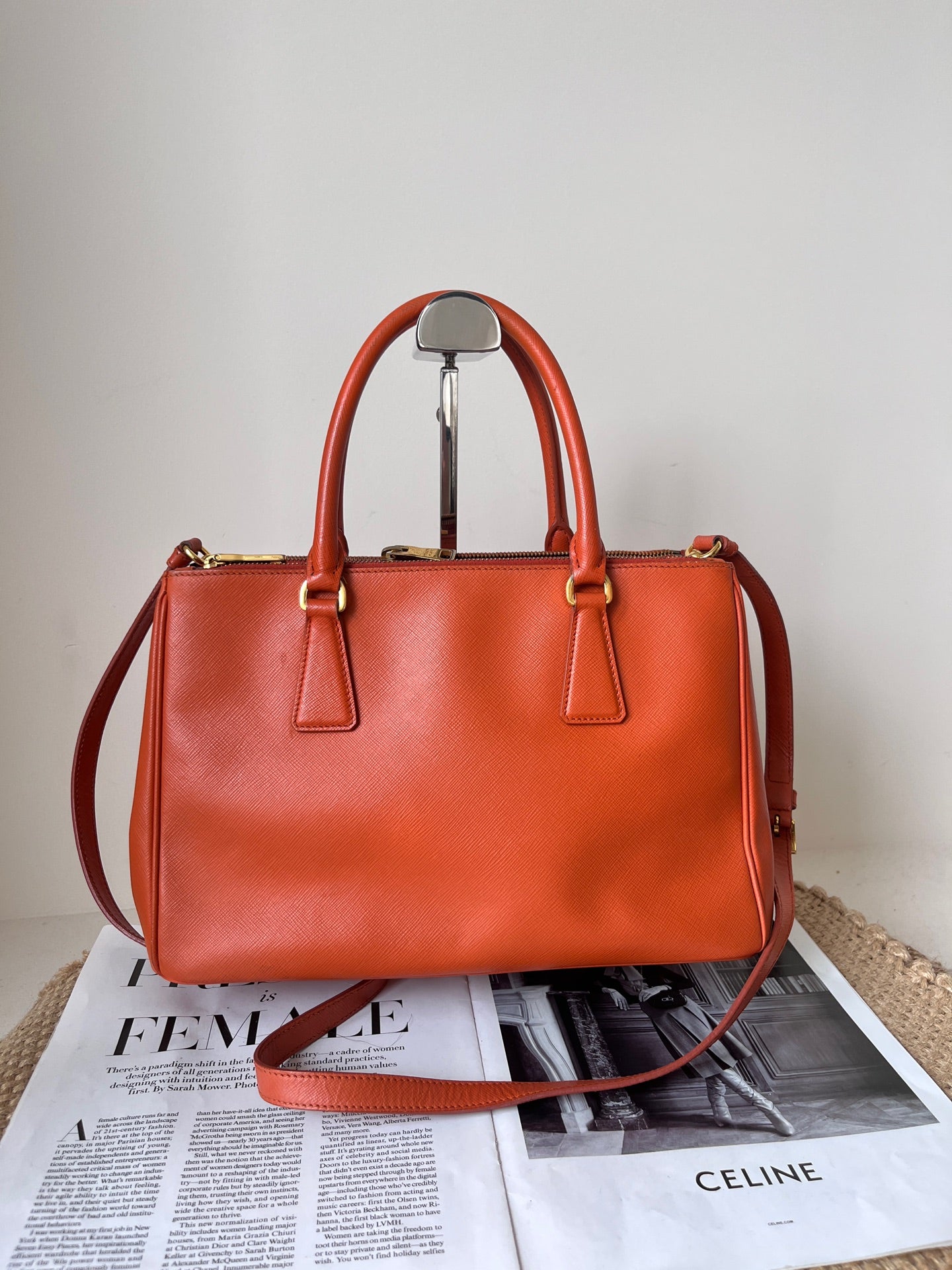 Prada Leather Orange