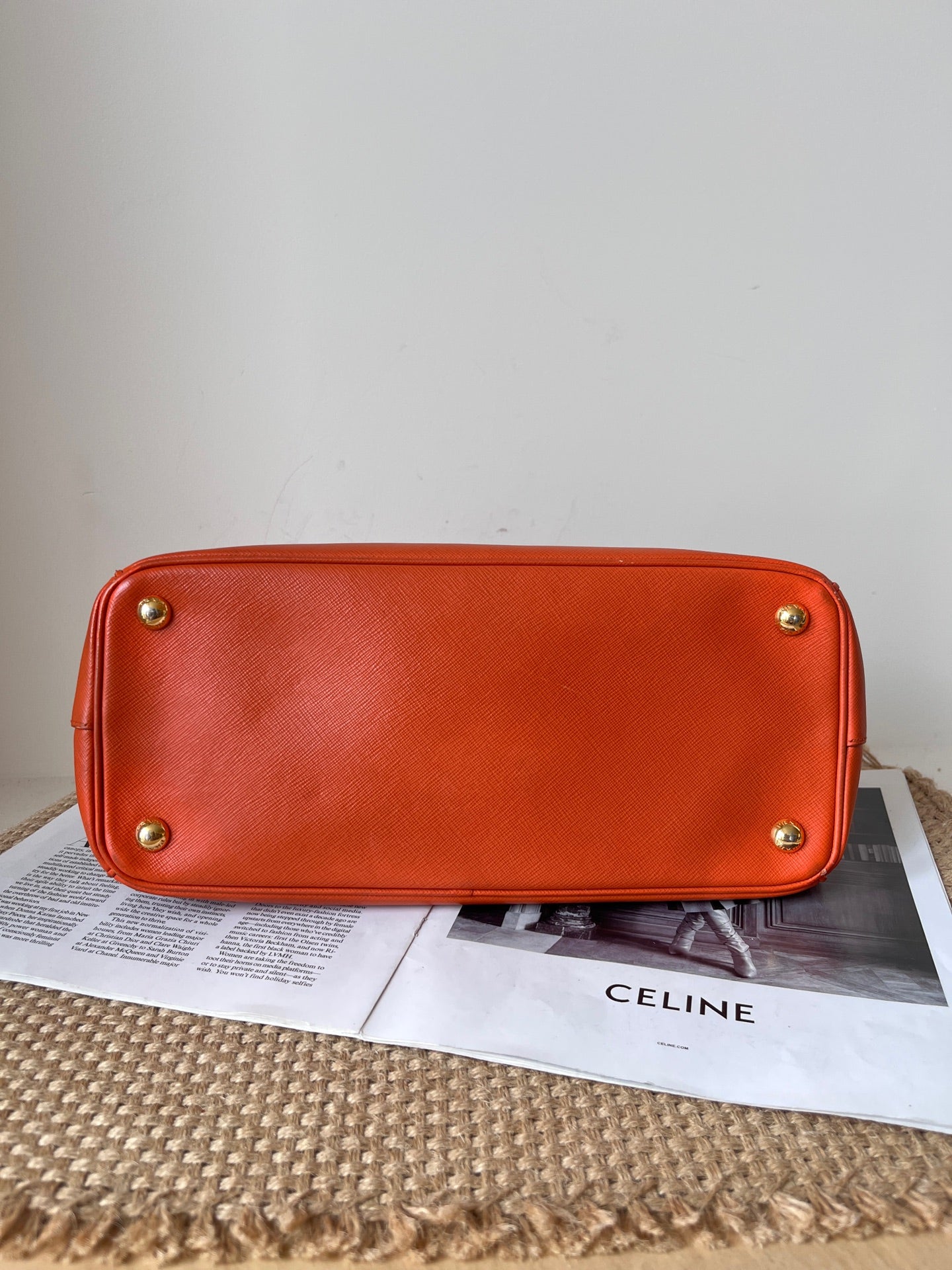 Prada Leather Orange