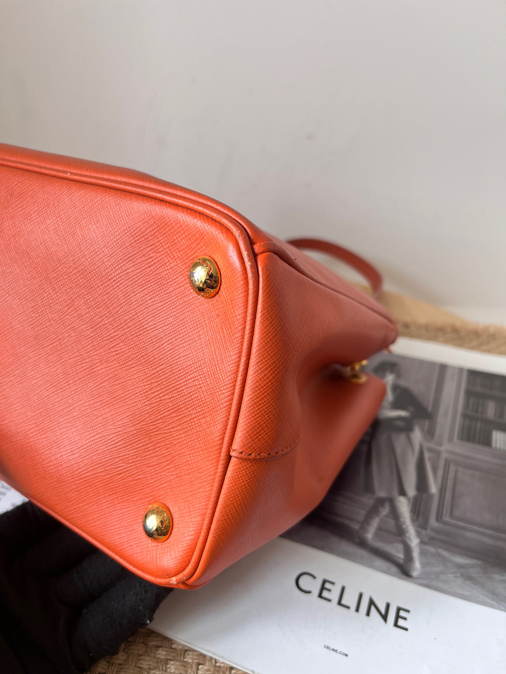 Prada Leather Orange