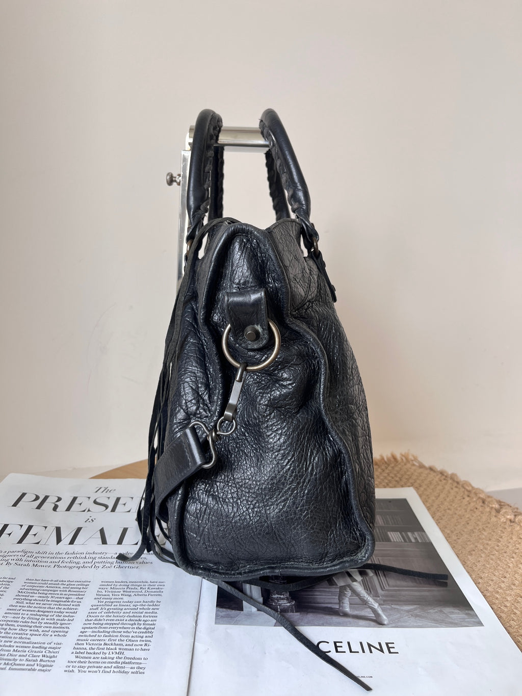 Balenciaga Leather Black