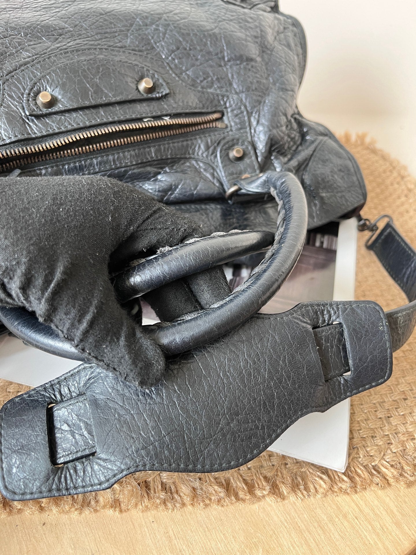 Balenciaga Leather Black