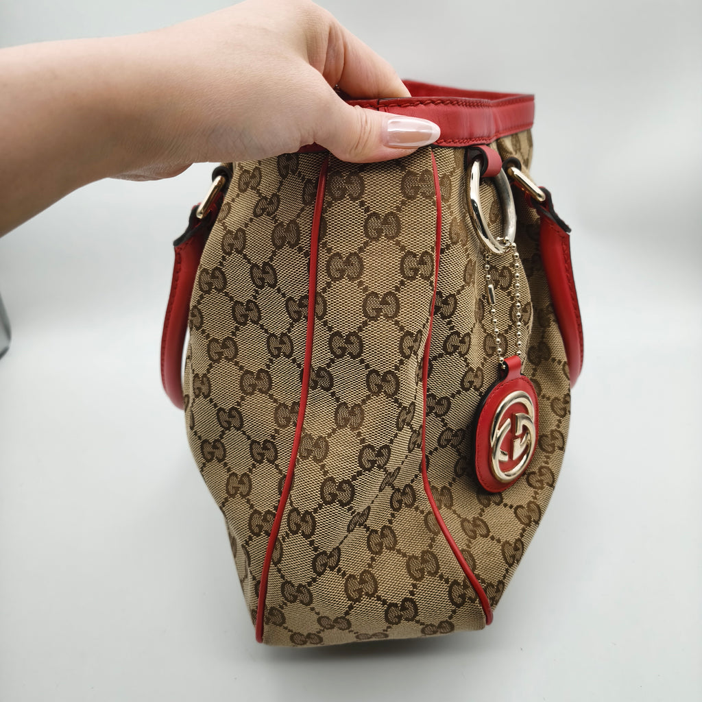 Gucci Canvas Red Crossbody