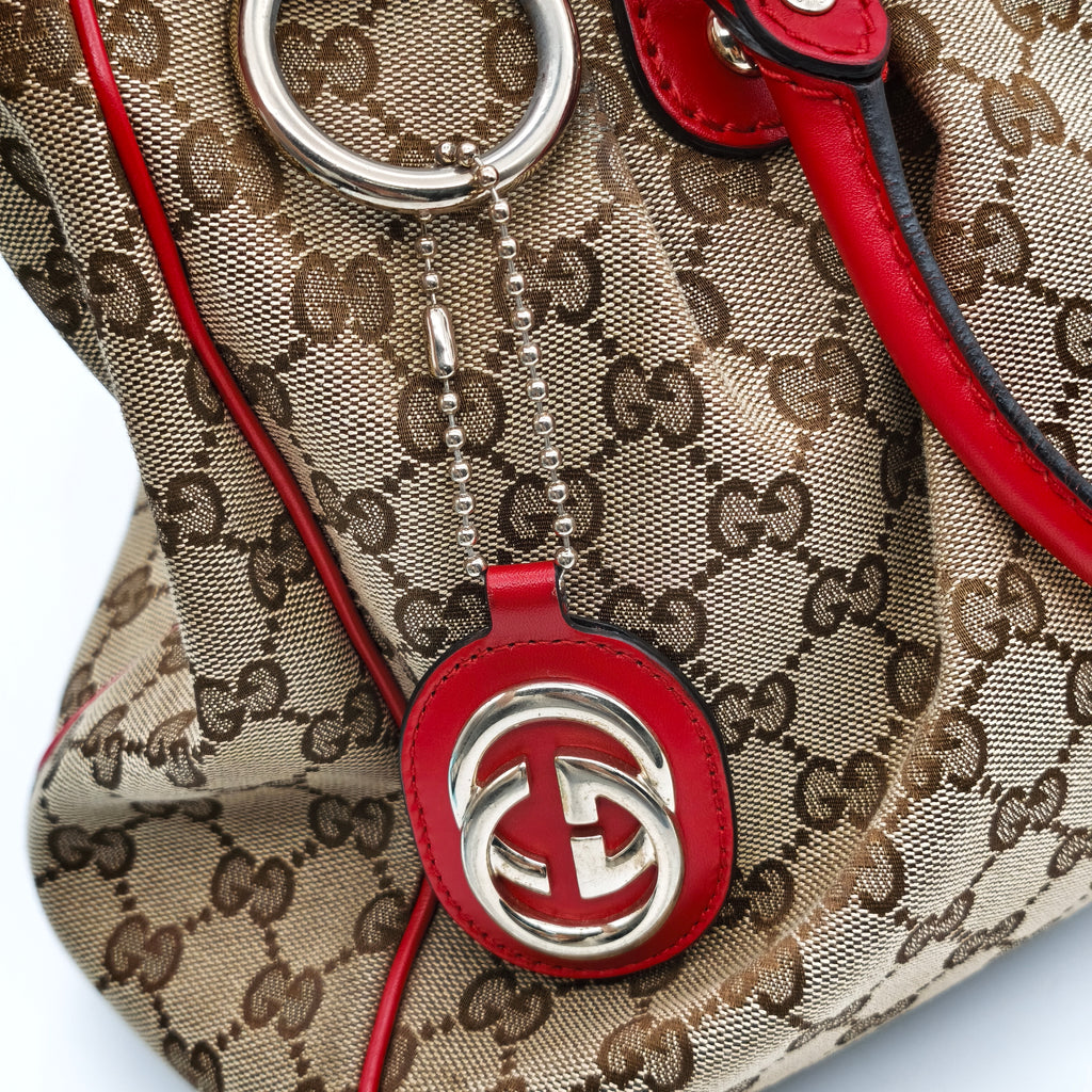 Gucci Canvas Red Crossbody