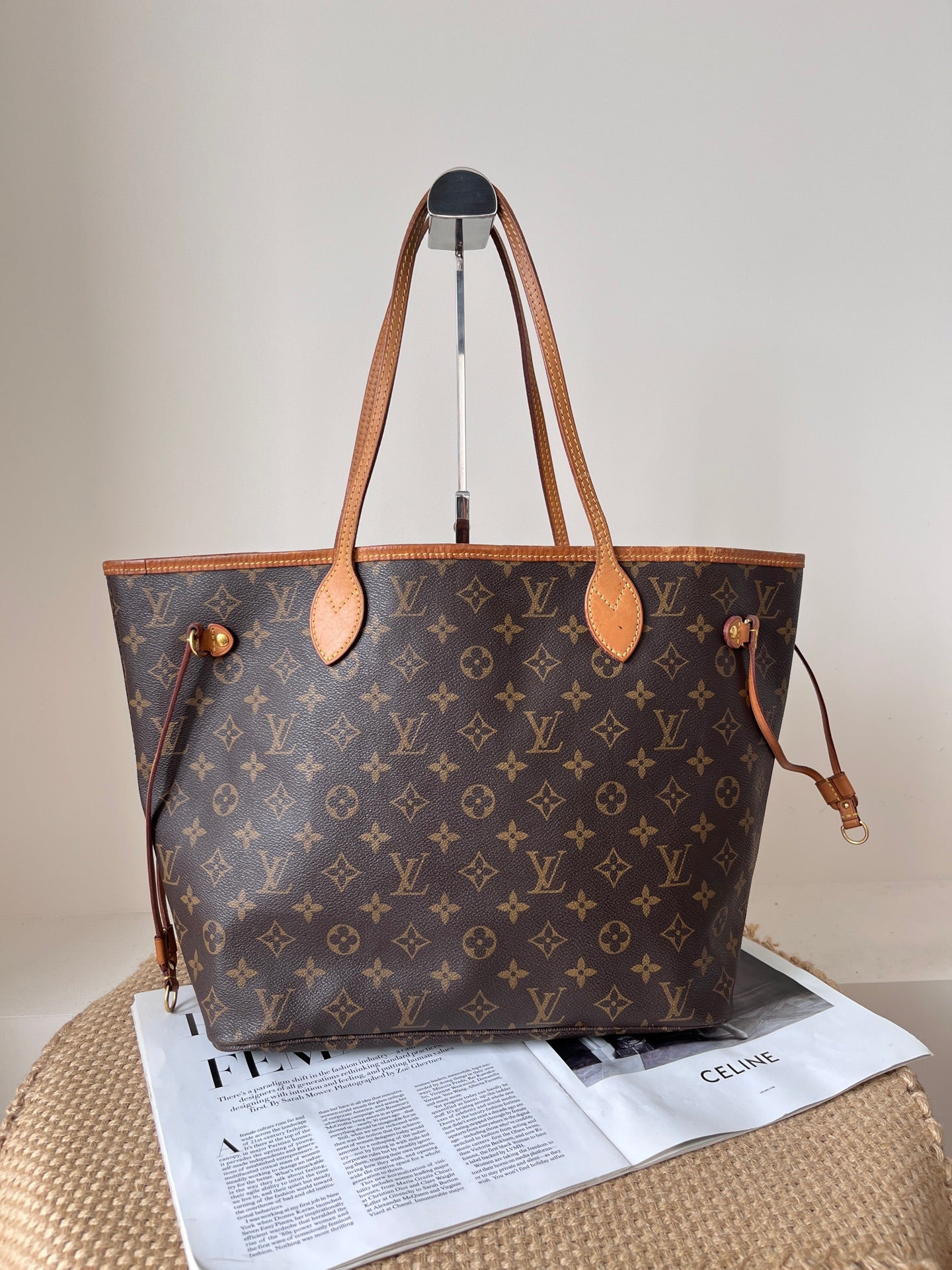 Louis Vuitton Leather Tote