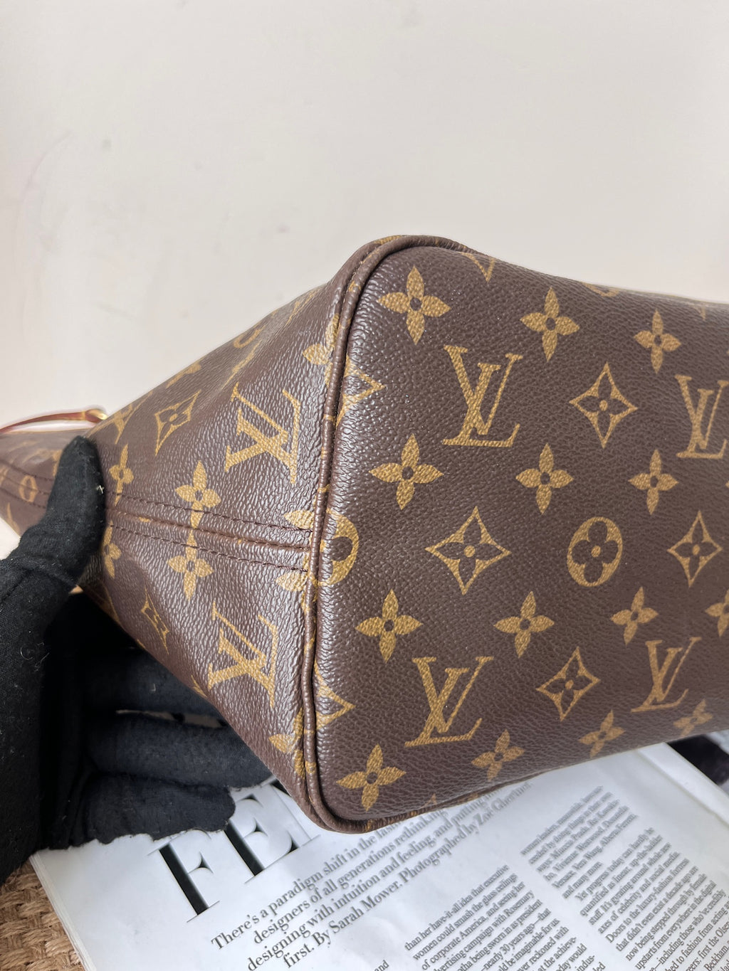 Louis Vuitton Leather Tote