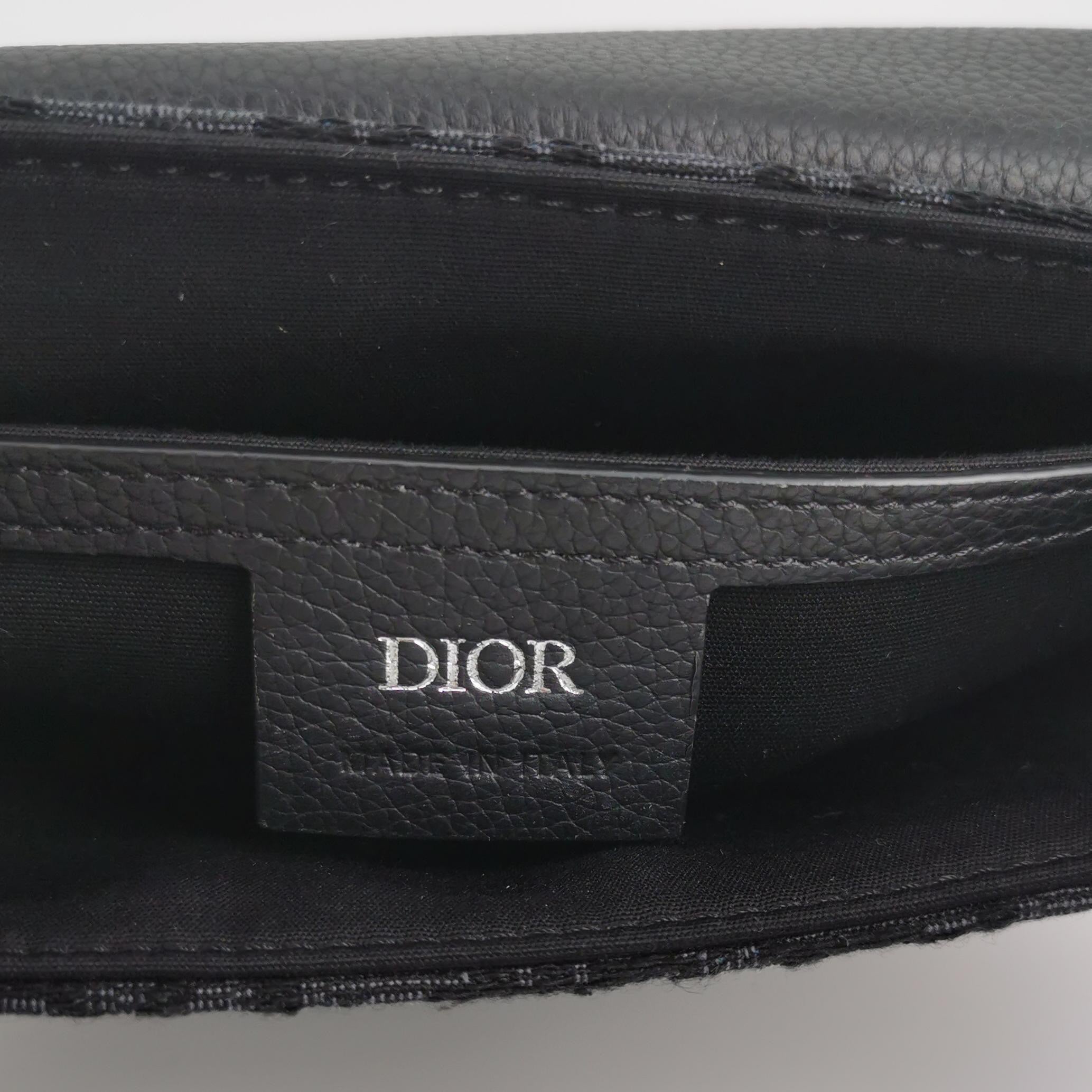 Dior Canvas Saddle Bag 2ADCA435YKS_H03E