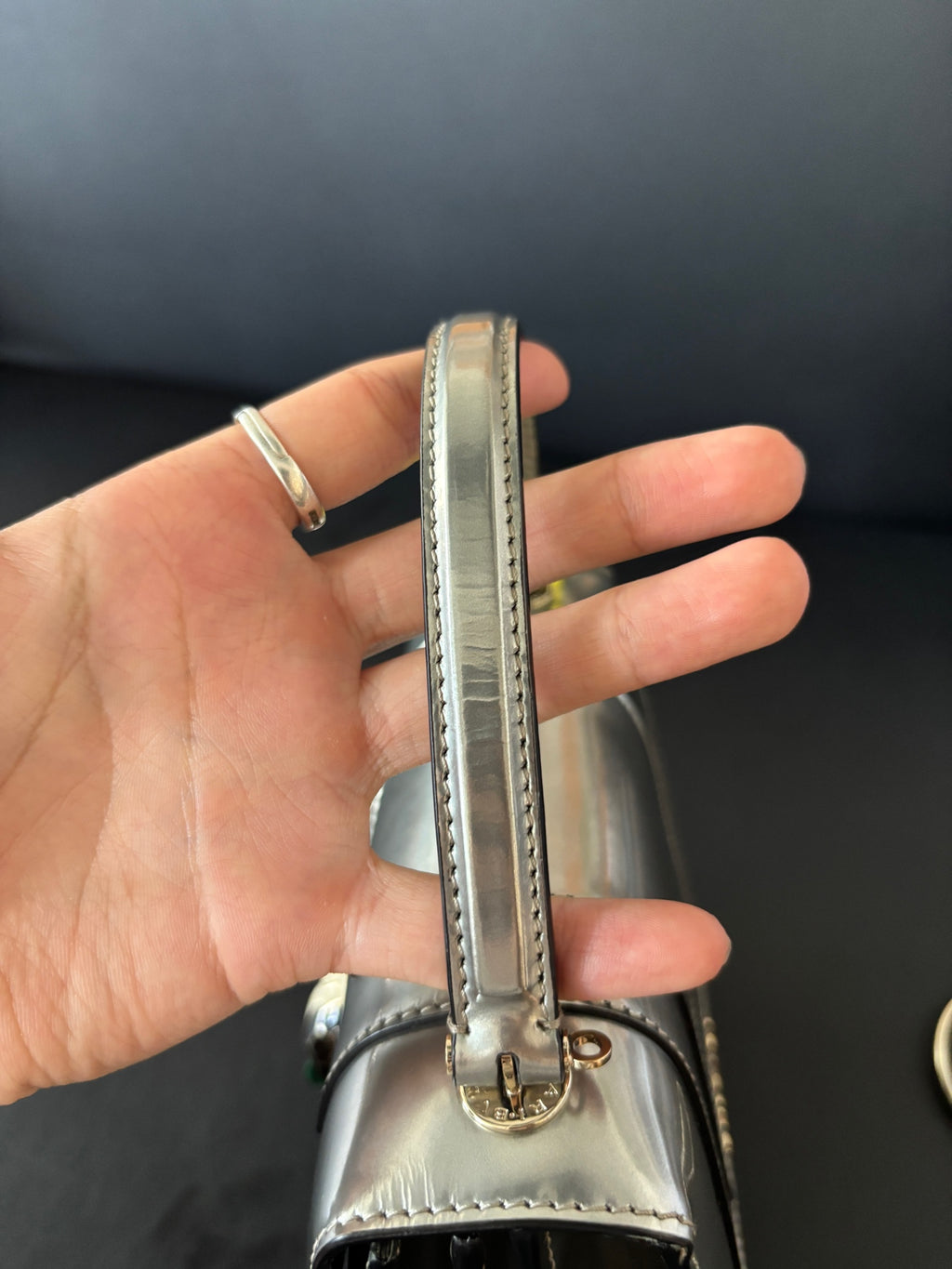 Bvlgari Silver Crossbody