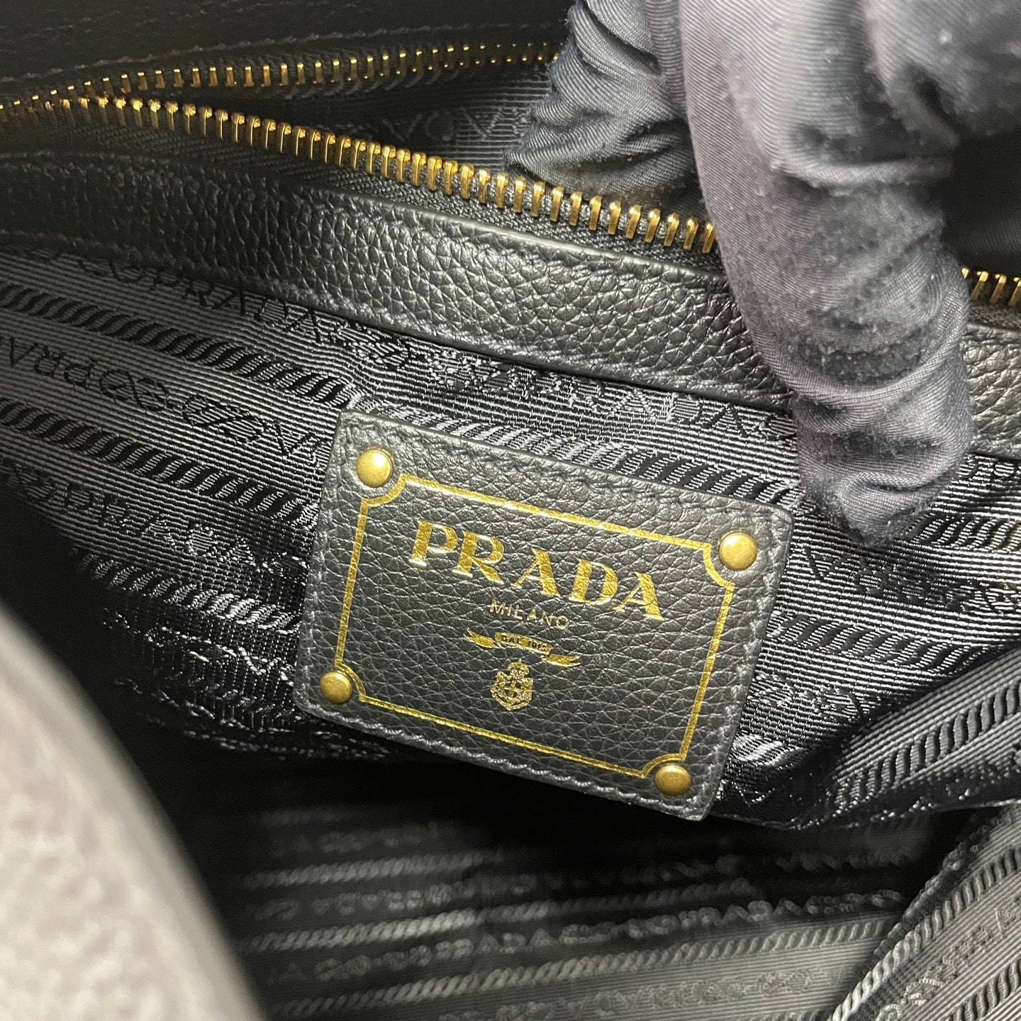 Prada Leather Black Satchel