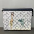 Louis Vuitton Canvas Black Clutch