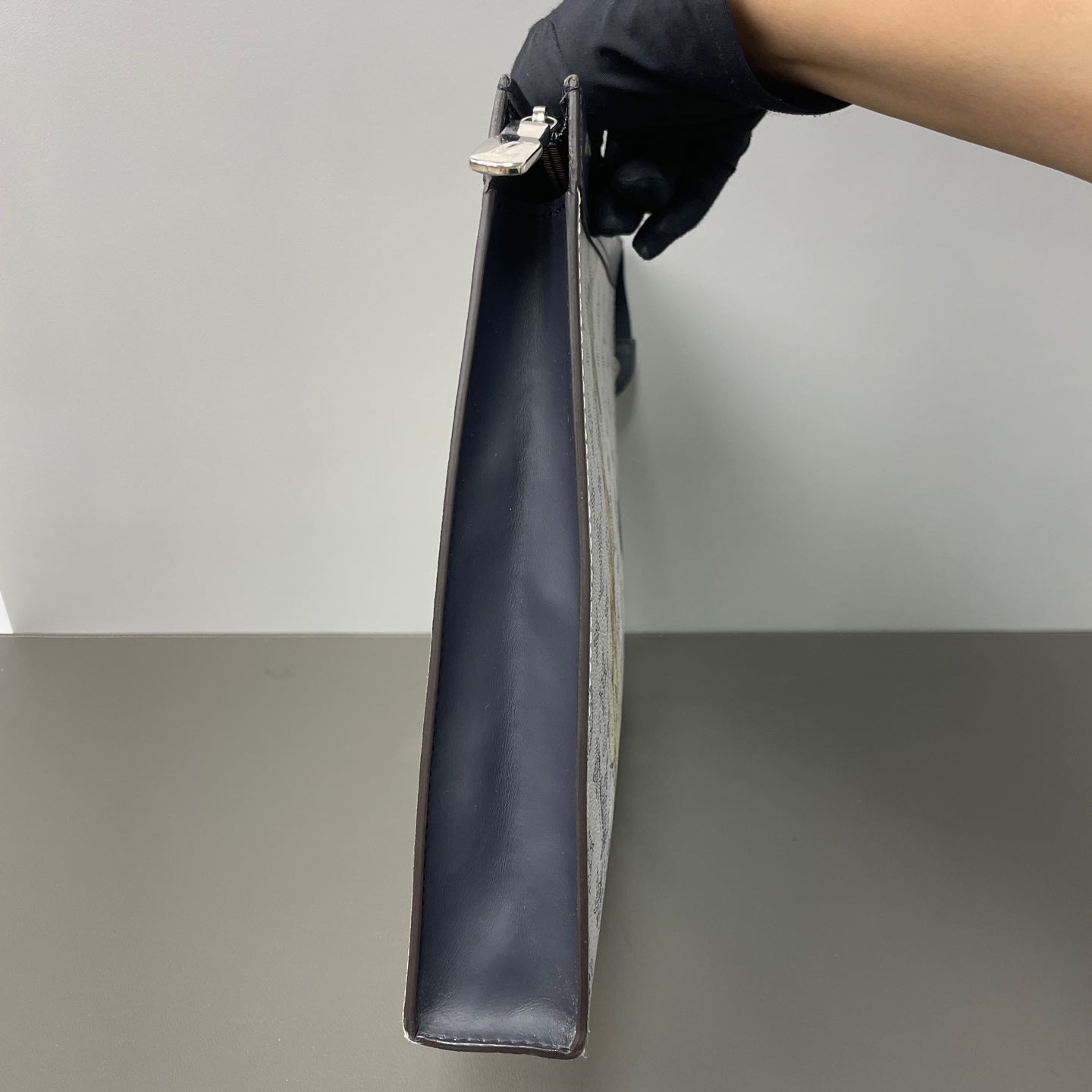 Louis Vuitton Canvas Black Clutch