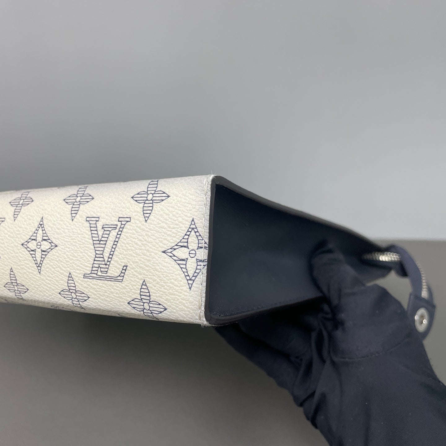 Louis Vuitton Canvas Black Clutch