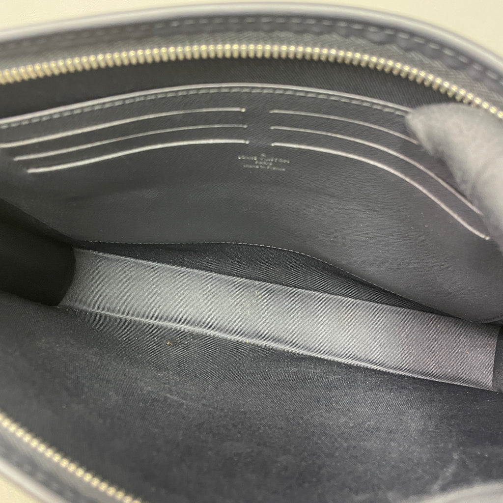 Louis Vuitton Canvas Black Clutch
