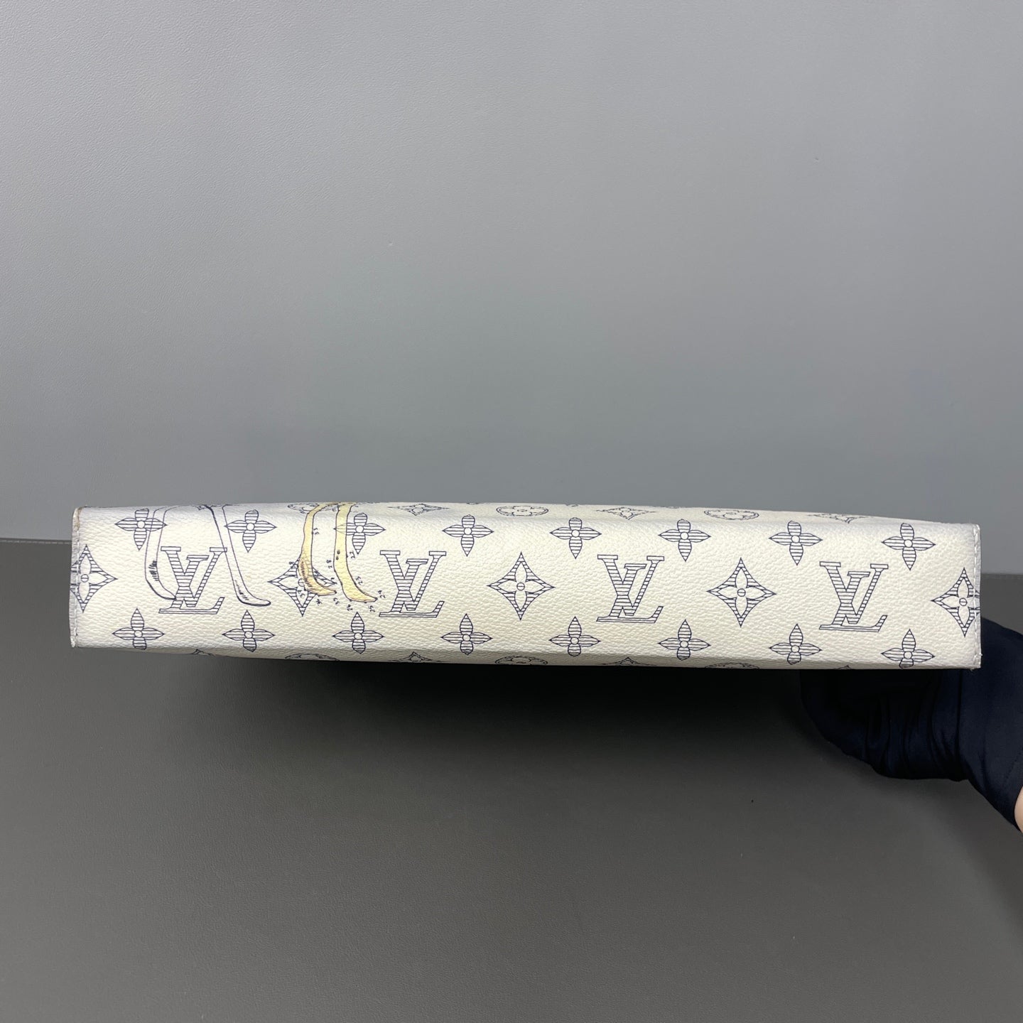 Louis Vuitton Canvas Black Clutch