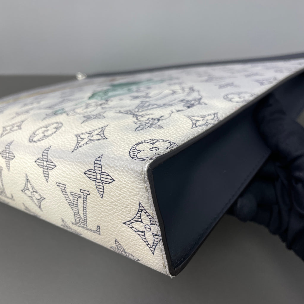 Louis Vuitton Canvas Black Clutch