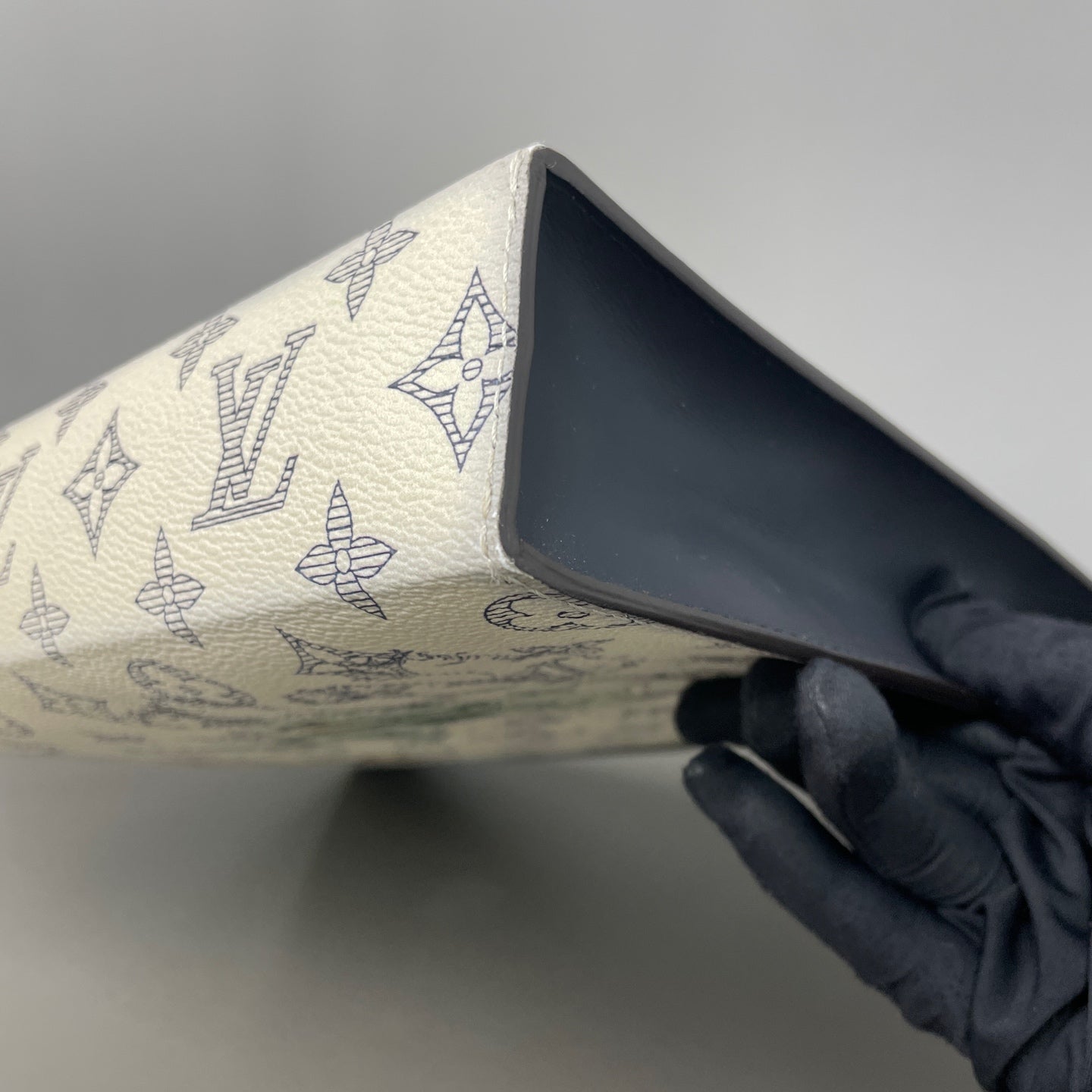 Louis Vuitton Canvas Black Clutch