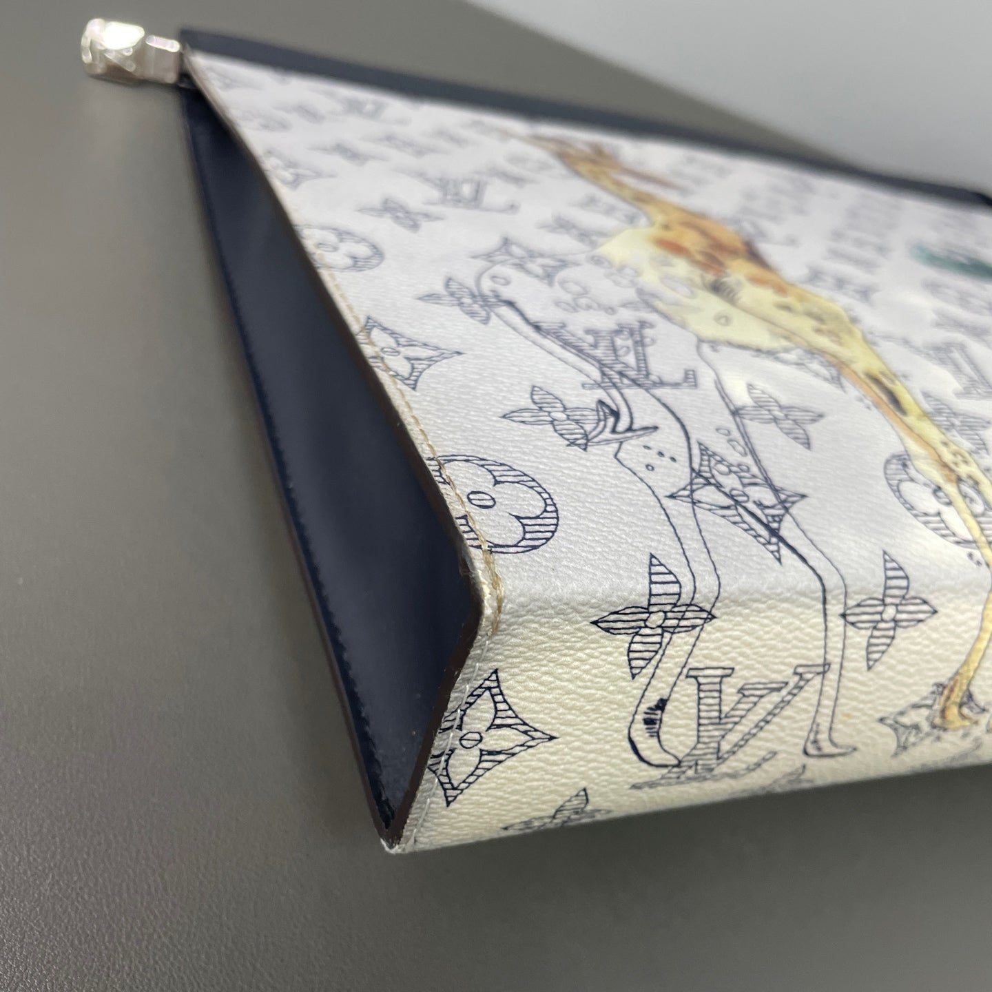 Louis Vuitton Canvas Black Clutch