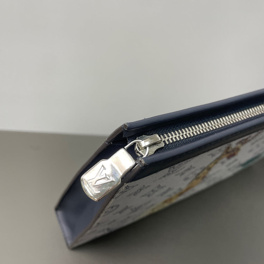 Louis Vuitton Canvas Black Clutch