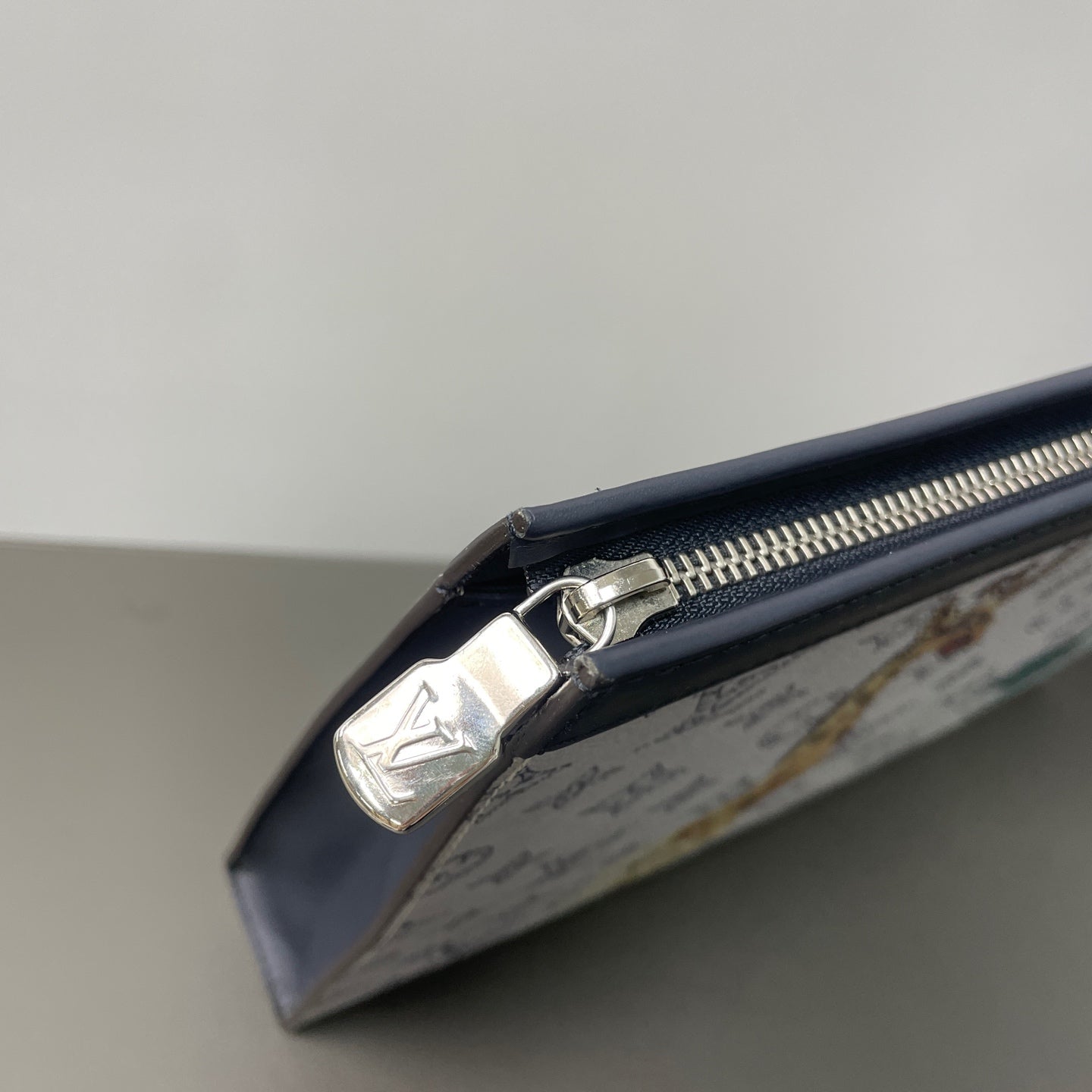Louis Vuitton Canvas Black Clutch