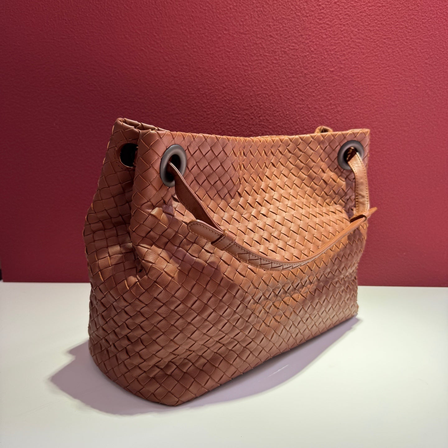 Bottega Veneta Brown Shoulder Bag Length 37 x Width 16 x Height 26 cm