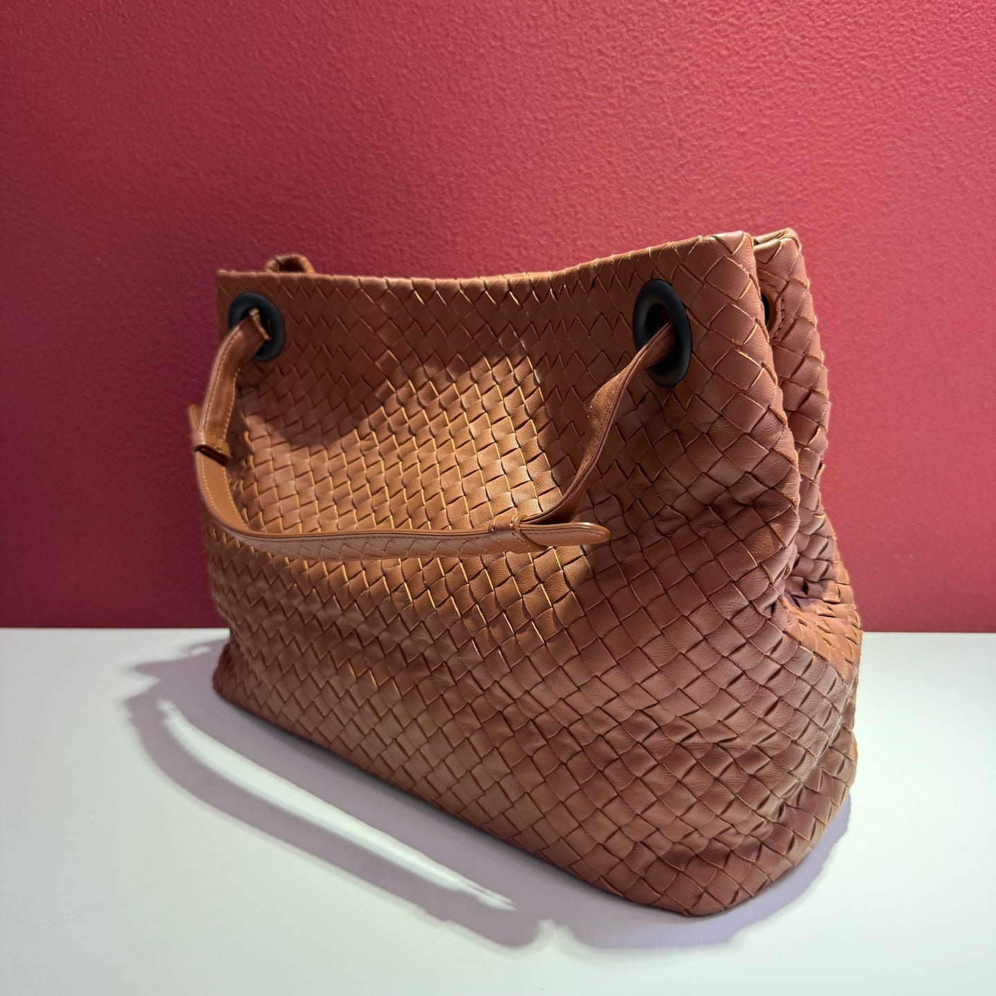 Bottega Veneta Brown Shoulder Bag Length 37 x Width 16 x Height 26 cm