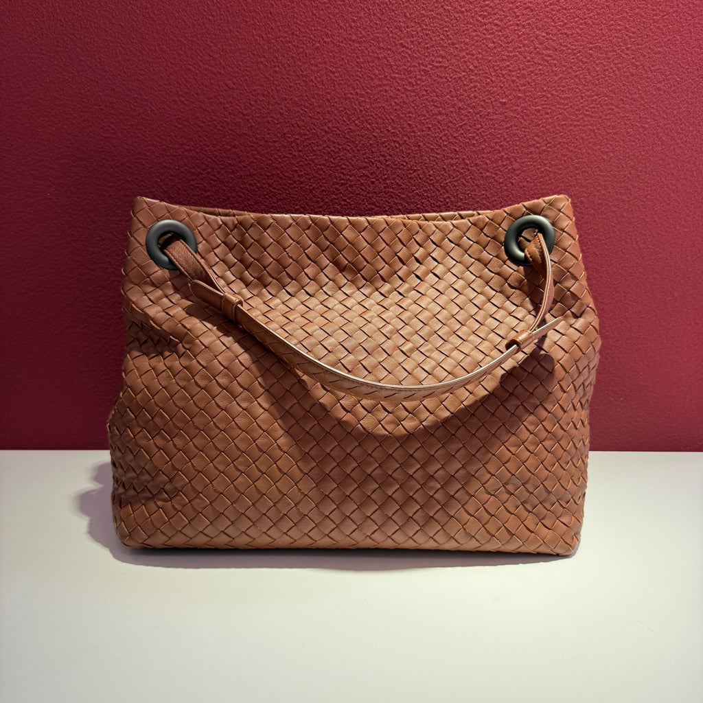 Bottega Veneta Brown Shoulder Bag Length 37 x Width 16 x Height 26 cm