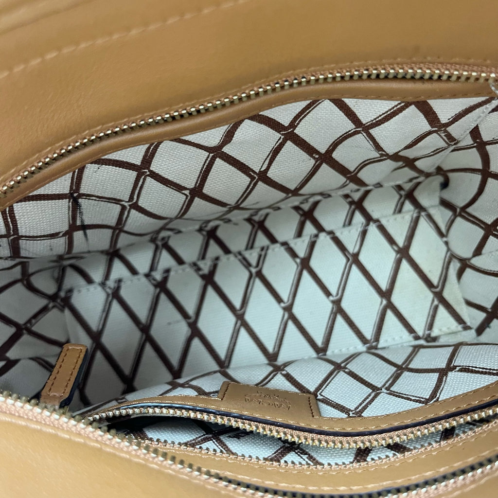 MCM Aren Visetos Zippered Shopping Bag Tote MWPAATN04CO001
