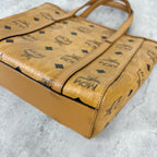 MCM Aren Visetos Zippered Shopping Bag Tote MWPAATN04CO001