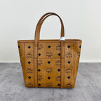 MCM Aren Visetos Zippered Shopping Bag Tote MWPAATN04CO001