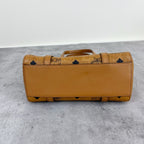 MCM Aren Visetos Zippered Shopping Bag Tote MWPAATN04CO001