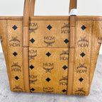 MCM Aren Visetos Zippered Shopping Bag Tote MWPAATN04CO001