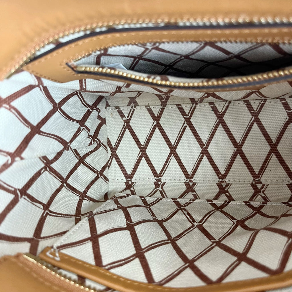 MCM Aren Visetos Zippered Shopping Bag Tote MWPAATN04CO001