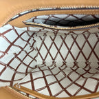 MCM Aren Visetos Zippered Shopping Bag Tote MWPAATN04CO001