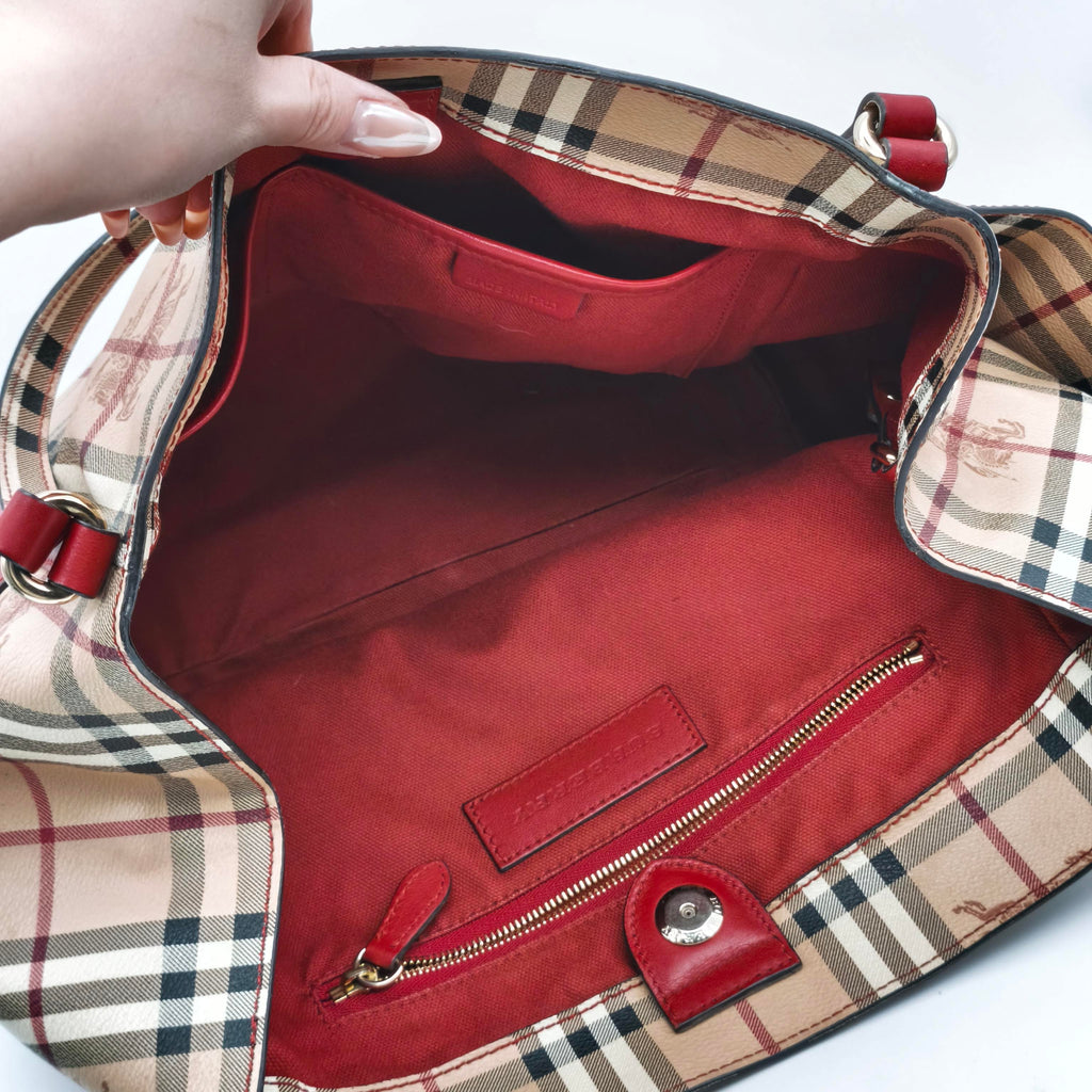 Burberry Red Tote